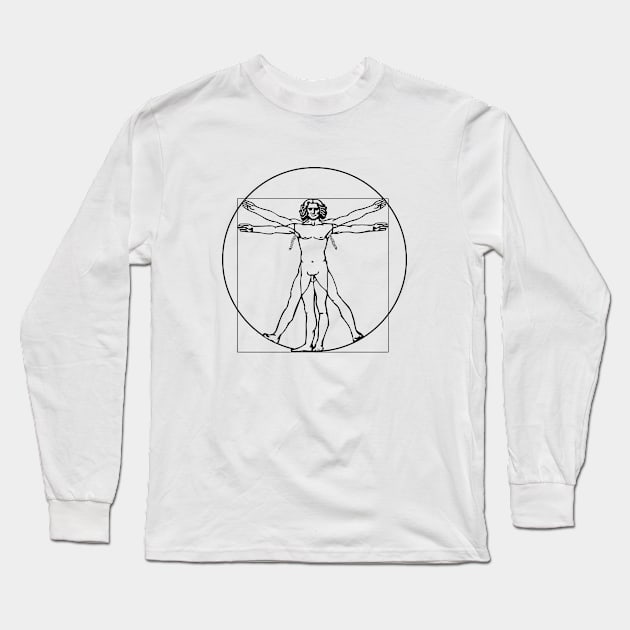 Da Vinci armpit study Long Sleeve T-Shirt by drFreehair